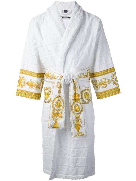 white and gold versace robe|Versace bathrobe kenya.